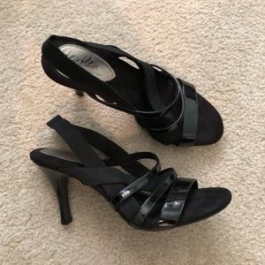 Black Strappy Heels